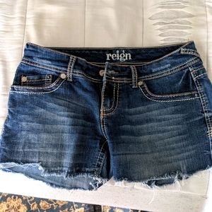 Denim shorts